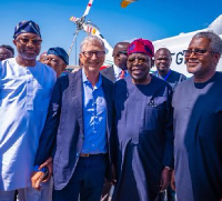 Otedola, Bill Gates, Tinubu and Dangote