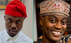 A photo collage of Vector and the late Sound Sultan