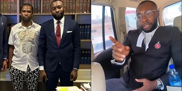 Speed Darlington and his lawyer, Stan Alieke