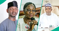 MRS Oil Founder, Sayyu Dantata; Victoria Samson, Bovas Oil founder; and AA Rano owner, Auwalu Abdull