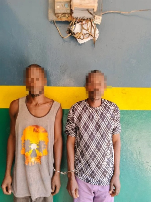 The arrested suspects. Photo: Edo State Police Command.