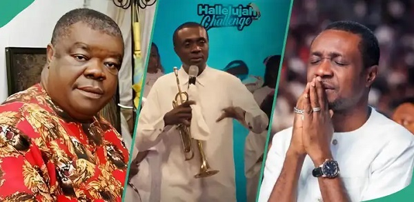 Photo collage of Papa Uma and Nathaniel Bassey