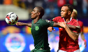 Odion Ighalo against Madagascar during the 2019 AFCON