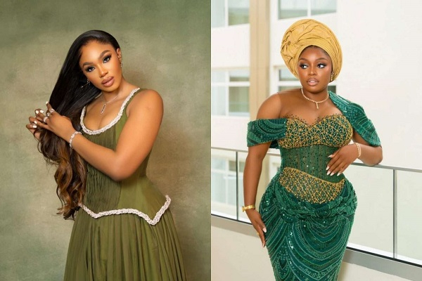 Sharon Ooja and Bisola Aiyeola