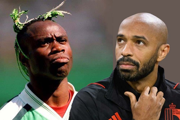 Taribo West and Thierry Henry