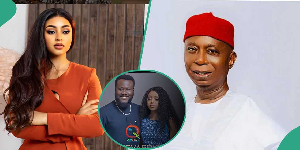 Regina Daniels' movie on domestic violence trends online