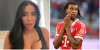 Michael Olise and his baby mama, Fatima Zaunbrecher