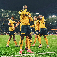Tolu Arokodare scores his first goal for Wolves