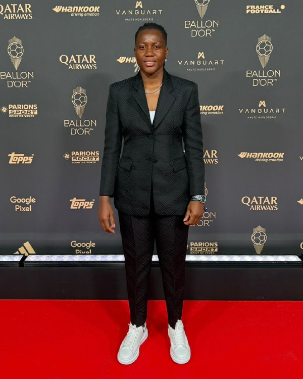 Chiamaka Nnadozie at the Ballon d'Or ceremny