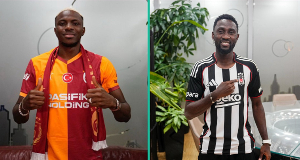 L-R: Victor Osimhen, Wilfred Ndidi