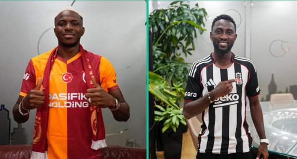 L-R: Victor Osimhen, Wilfred Ndidi