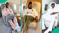 Nigerian singers fly charter plane or private jet belonging to wealthy family members