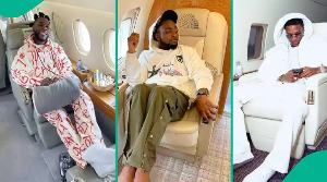 Nigerian singers fly charter plane or private jet belonging to wealthy family members