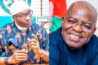 A photo collage of Deputy Speaker Kalu and Alex Otti
