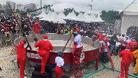 Hilda Baci attempts cooking world's largest jollof rice