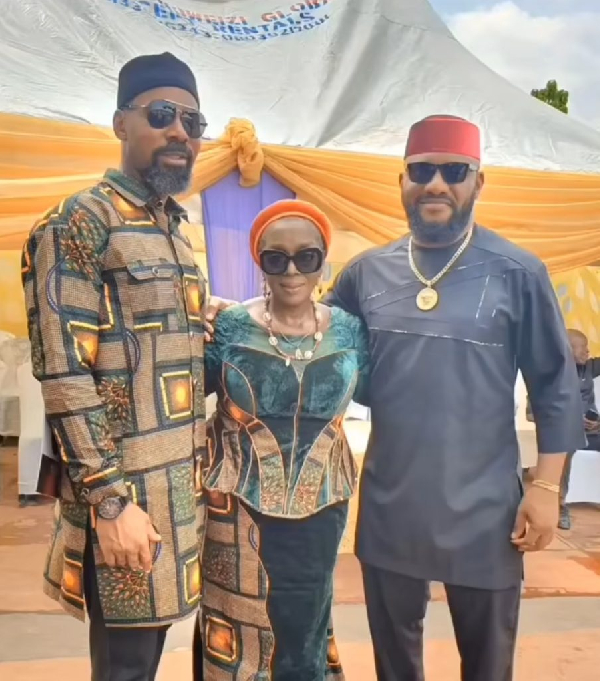 Linc, Rita Edochiyul and Yul Edochie