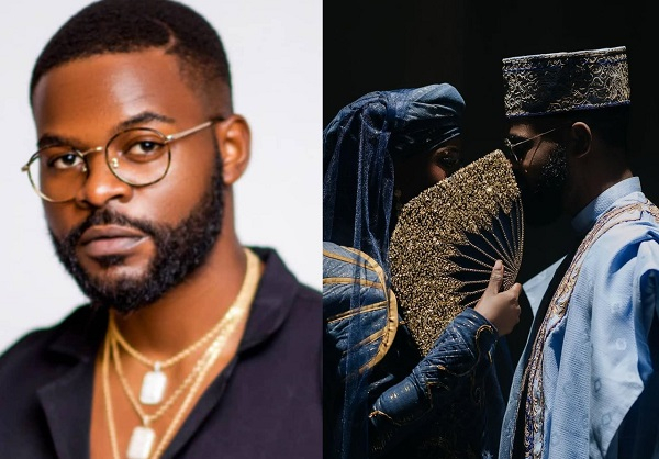 Falz and his wife to be