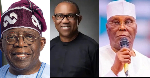 A collage of Bola Tinubu, Peter Obi and Atiku Abubakar
