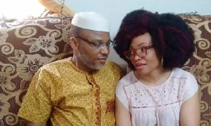 Nnamdi Kanu and wife