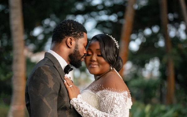 Stan Nze and Blessing Obasi renew their vows after five years of marriage