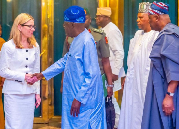 World Bank chief Anna Bjerde and President Bola Tinubu