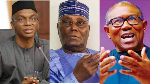 A photo collage of Nasir El-Rufai, Atiku Abubakar and Peter Obi