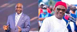 David Ibiyeomie  and Nyesom Wike