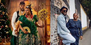 Daniel Etim-Effiong and wife