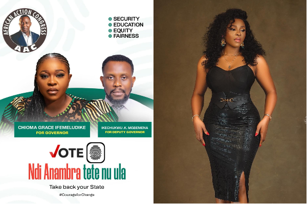 Chioma Ifemeludike is the  governorship candidate of the African Action Congress (AAC) in  Anambra