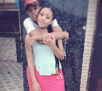 Regina Daniels and her elder brother Sammy West