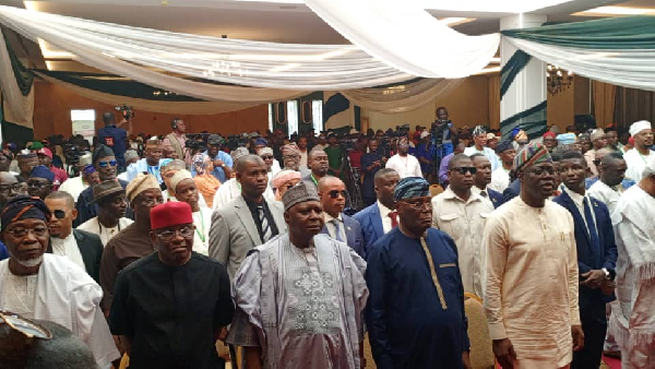 Cross section of dignitaries at the national opposition summit held in Ibadan, Oyo State
