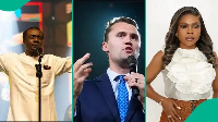 Nathaniel Bassey, Charlie Kirk and, Victoria Orenze