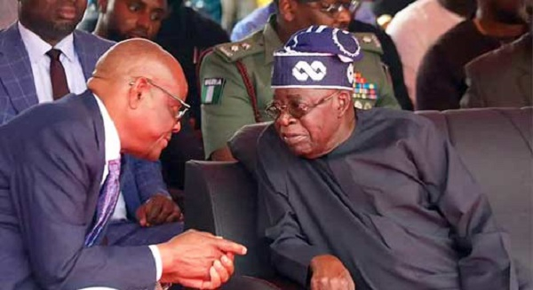 Wike Nyesome and President Bola Tiinubu