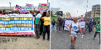 The nationwide protest is currently underway across major states in Nigeria
