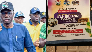 Sanwo-Olu, Ajetunmobi on yellow shirt/ The Obi of Lagos flyer