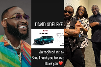 Davido, Chioma and Ubi Franklin