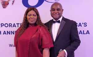Kingsley Moghalu and wife Kingsley Moghalu and wife