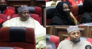 Malami, wife and son