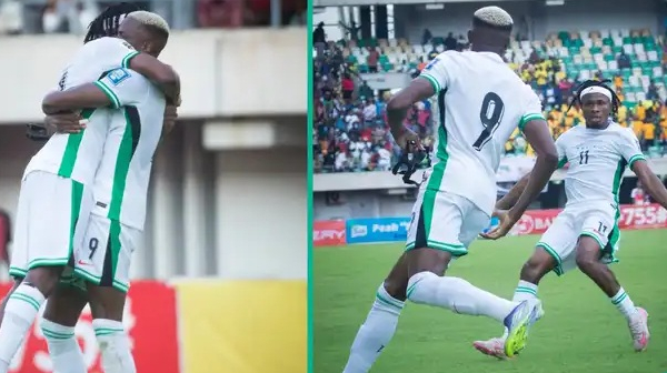 Victor Osimhen and Samuel Chukwueze
