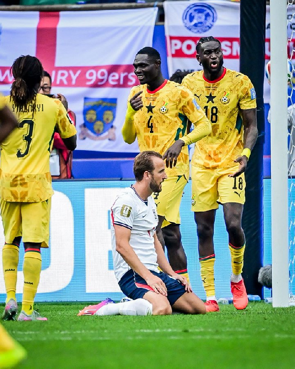 The Black Stars held England to a goalless draw in Boston