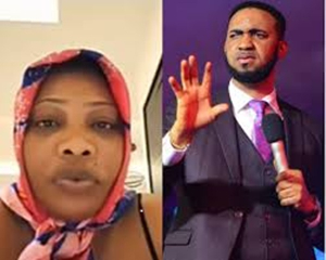 A photo collage of Doris Ogala and Pastor Chris Okafor