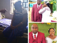 Photo of injured Berida Irawo (left)