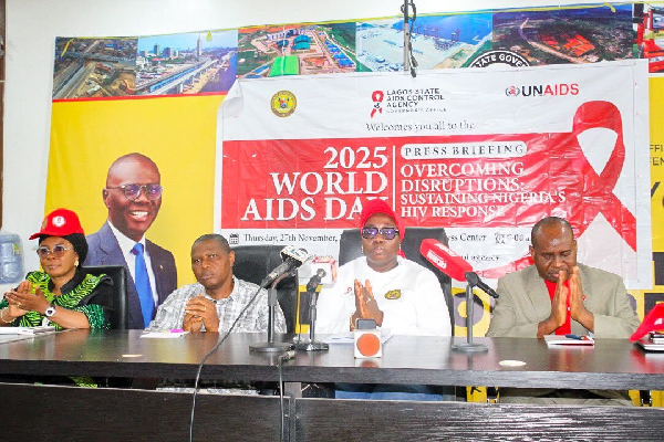 At the press briefing