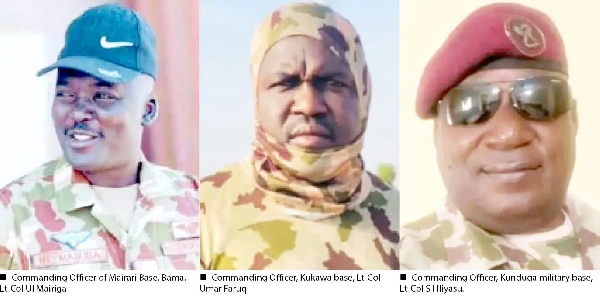 The military lost three commanders in one week