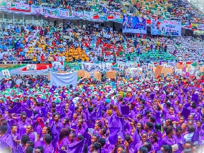 Massive crowd gather in Uyo for Atiku's campaign rally