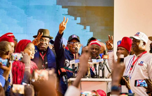 Peter Obi at NDC Convention