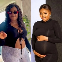 Uche Ogbodo and Regina Daniels baby bumps