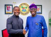 L-R: David Oyelowo, Sanwo-Olu