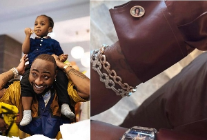 Davido and late son, Ifeanyi