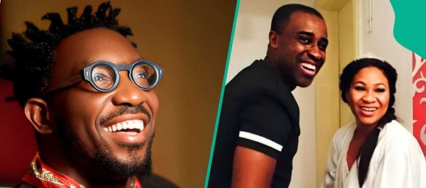 Timi Dakolo, Frank Edoho, and his ex-wife, Sandra Edoho